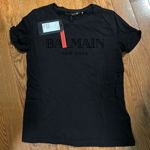 NWT BALMAIN New York H&M Collab shirt
